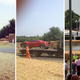 Illustration for article titled Two Racecars And A Lambo Concept Car Already Crashed At Goodwood